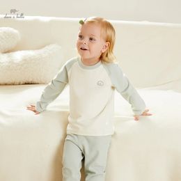 Pyjamas Dave Bella Children's Girl's Boy's Pyjamas Suit Autumn Winter Fashion Commonfort VARMT Tvådel DB4237953 231117