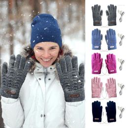 Carpets 2 Pcs USB Electric Gloves Comfortable Winter Heated Touchscreen Hand Warmer Full Finger For Hiking Cycling Skiing