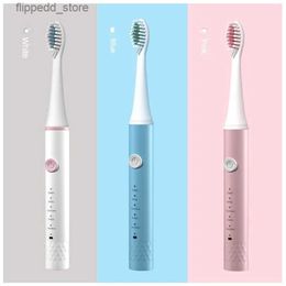 Toothbrush Sonic Electric Toothbrush Travel Household USB Rechargeable Multi-Gear Adjustment Adult Soft-Bristle Toothbrush Q231117