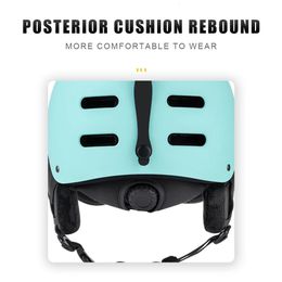 Ski Helmets Ski Snowboard Helmet with Detachable Glasses Snow Ski Helmet with Ear Protection ABS Shell and EPS Foam for Men Women Youth 231114