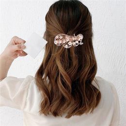 Hair Clips Lady Rhinestone Clip Women Vintage Hairpin Barrette Headdress Crystal Accessories Top