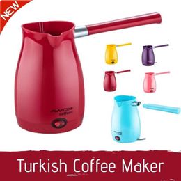 Awox Portable electric turkish coffee pot Espresso electric coffee maker boiled milk kettle office home gift172Z