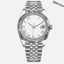 Mens Automatic Mechanical Watches 36 41MM Full Stainless steel Luminous Waterproof roles Women Watch 31 Couples Style Classic Wristwatches Luminous