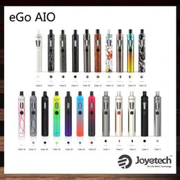 Kit Joyetech eGo AIO con capacità di 2,0 ml, batteria da 1500 mAh, struttura anti-perdite e blocco a prova di bambino, edizione per il decimo anniversario, 100% autentico