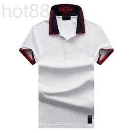 Men's Polos Designer 2023 Summer Short Sleeve Polo Shirt Cotton Pullover Tee Men Women Breathable Sweatshirt t Business Embroidery T-shirt SDU7