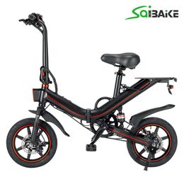 Mini Electric Bike Folding 400W 14 Inch 48V 10Ah 70KM Range City Bike Electric Bicycle Ebike Frame moto electrica aduto