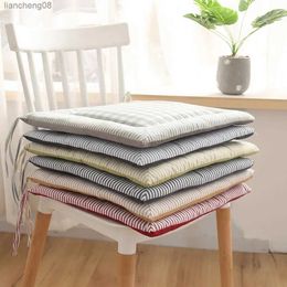 Cushion/Decorative Chair Cushion Soft Comfortable Cozy Breathable Yarn-dyed Relieve Pain Cotton And Dining Chair Cushion for Home