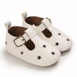 First Walkers Retro Baby Shoes Walker Spring Summer Toddler Girls Princess 2023 Infant Pentagram Hollow Out Prewalker