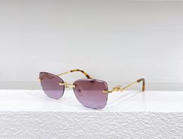 Purple Designer Sunglasses for women men Cat Eye photochromic Lens carti sun glasses outdoor fashion luxury pc frame Transparent light eyewear eye glasses with box