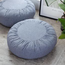 Pillow Cotton And Cloth Art Round Thickened Filling Tatami Meditation Futon Chair Bench To Relieve Pressure Comfortable