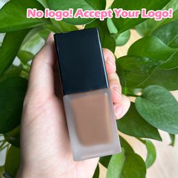 NO Logo OEM New Arrival Waterproof Liquid Foundation Makeup Natural Moisturising Full Coverage Matte Foundation Accept Your Logo Customised Private Label