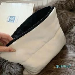 Designer MakeUp Bag Luxury Cosmetic Bag Down Cotton Zipper