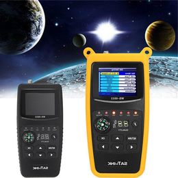 Freeshipping Ws 6933 Satellite Finder Meter DVB S2 FTA Cku Band Digital Satfinder LCD Flashlight Sat Finder Dccvc
