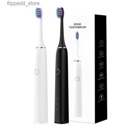 Toothbrush Good Guality Electric Automatic USB Rechargeable Adult Waterproof Ultrasonic Smart Tooth Brush Q231118