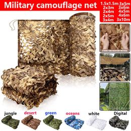 Bedding Sets Military Camouflage Net Hunting Garden Gazebo Car Awning White Green Black Jungle Desert Color 4x5m3x5m2x2m