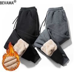 Men's Pants Winter Lamb Pants Men Thick Lambswool Warm Sweatpants Thermal Casual Trousers Joggers Thicker Sports Trouser Plus Size M-4XL J231116