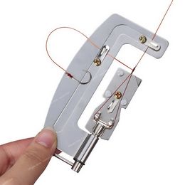 Fishing Accessories Semi Automatic Fishing Hooks Line Tier Machine Portable Stainless Steel Fishhook Line Knotter Tying Tackle FishingFishing Tools