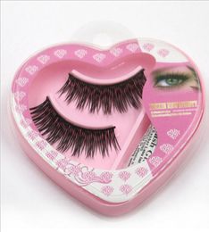Whole 1 pair Natural Long Thick False Eyelashes Charming Eyelashes Makeup7519063