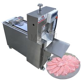 Elektrischer Fleischschneider Automatische Lammschneidemaschine CNC Single Cut Mutton Roll Machine Kitchen Tool