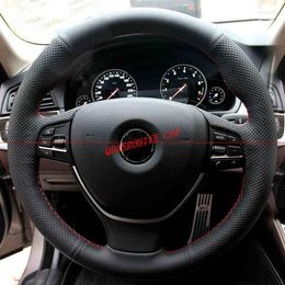 Steering Wheel Covers QDAEROHIVE Artificial Micro Fibre Leather Car Cover For 5 3 Series 535i/320li/730/740/X5/640/523 !