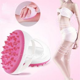 OOTDTY Handheld Bath Shower Anti Cellulite Full Body Massage Brush Slimming Beauty Z07 Drop Y1126345z