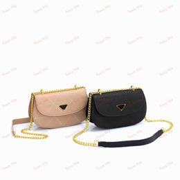 Fan Shaped Shell Bag Cross Body Bag Khaki Black Luxury Chain Back Pack Triangle Border Letter Design Mobile Phone Bags Designer Bags