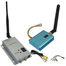 Freeshipping High Quality 400mW Mini Surveillance Wireless Transmitter and Receiver 24Ghz Wireless Video Transmitter With 12 Channels Pelq