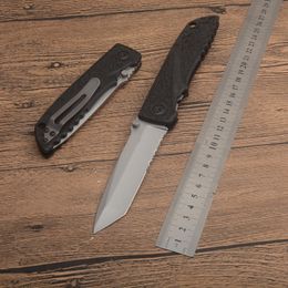 1Pcs G217A Survival Folding Knife 8Cr13Mov Titanium Coating Tanto Point Blade Aviation Aluminum Handle Outdoor EDC Pocket Folding Knives