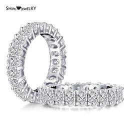 Cluster Rings Shipei 925 Sterling Silver Oval Cut Real Moissanite Diamonds Gemstone Wedding Band Fashion Women Fine Jewellery Gifts