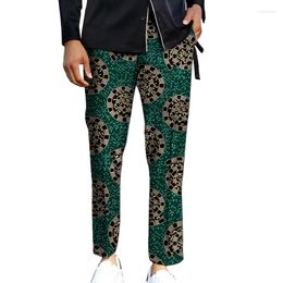 Men's Pants Nigerian Style Men Trousers African Fashion Print Male Straight Plus Szie Tailored Party Bottom Wear
