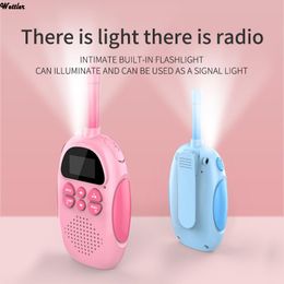 Walkie Talkie Inrico Kids Talkies Portable Handheld Toy Cute Parent-Child Educational Interactive Toys Mini For