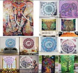 150*130CM Indian Bohemian Mandala Tapestry Wa Hanging Beach Picnic Throw Rug Blanket wa hanging Decor yoga mat AAA5713775300