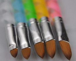 5Pcs New Acrylic 3D Painting Drawing UV Gel DIY Brush Pen Tool Nail Art Set R4769523631