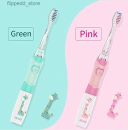 Toothbrush Seago Electric for s Sonic Battery Teeth Brush with Colorful LED Light Q231118