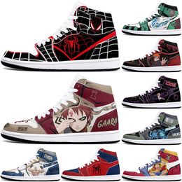 DIY classics Customised shoes sports basketball shoes 1s men women antiskid anime cool fashion Customised figure sneakers 36-48 360041