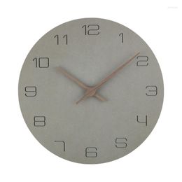 Wall Clocks Wood Creative Clock Living Room Silent Mechanism Melting Decoration For Bedroom Items