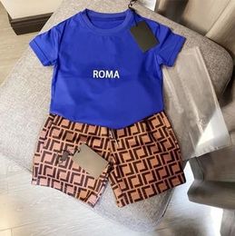 Designer Kinder Kleidung Sets Klassische Marke Baby Mädchen Kleidung Anzüge Mode Brief Rock Kleid Anzug Kinderkleidung 7 Farben Hohe Qualität