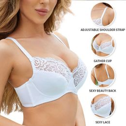 Bras Bras for Women Female Underwear Sexy Lace Bra Push Up Lingerie Large Size Bralette Top Ladies Bra Women Intimates C D Cup P230417