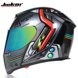 Skates Helmets Motorcycle Helmet Double Lens Racing Motocross Casco Motociclista DOT Approved motorcycle accessories 230113