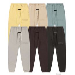 24人のデザイナーカジュアルパンツメンズスウェットパンツフォグ秋冬ダブルスレッドES EMED THREEDIMESSAL PRINTEDANITARY PANT