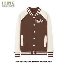 Men's Wool Blends Autumn/Winter College Baseball Jacket For Men Women Customizable College Team Uniform Coat Street Vintage Baseball Jacket 231117