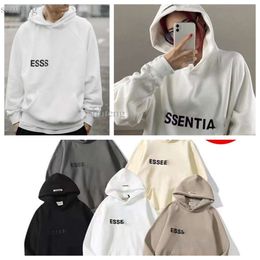 Designers Mens Hoodie Womens Essentialhoodies Fashion Casual Loose Streetwear Sweatshirts Essentialshirts Letter Pullover Coat Size M-3XL 931