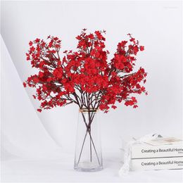 Decorative Flowers Home Decor Plantas Artificiales De Centrepieces For Wedding Tables Silk Fake Plants DIY Wall Arrangement