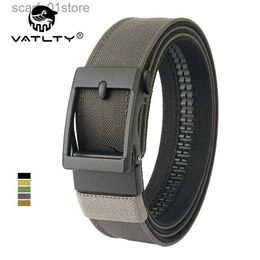 Belts VATLTY New Hard Tactical Belt for Men Metal Automatic Buckle IPSC Gun Belt 1100D Nylon Military Belt Outdoor Sports Girdle MaleL231117