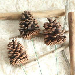 Decorative Flowers Pine Cones Artificial Home Decoration Party Luxury Decor Flower