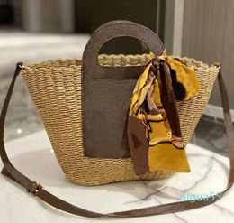 Designer-23ss Designer Beach Bags Women Totes Bag Straw Handbag Classic Letter Crossbody Summer Beach Bags