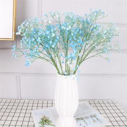 Decorative Flowers Simulation Plastic 3 Prongs Of Gypsophila Small Fresh Hand Holding Wedding Celebration Interior Decoration