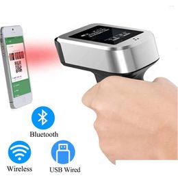 Scanners Wireless 2D Scanner Qr Code Bluetooth Barcod Portable Android Bar Reader Handheld Datamatrix Drop Delivery Computers Networki Dhrvp