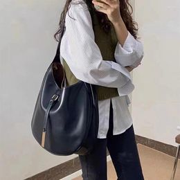 Casual Vintage PU Leather High Capacity Shoulder Hobo Luggage Tote In Handbag Luxury Designer Brand Bag For Women Purse