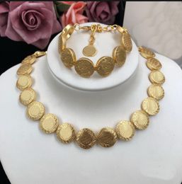 Enamel Beauty Head Black Diamond Resin Embellishment Maze thick chain Necklace Bracelet Earring Ring Brass Banshee Luxury Clavicular Neckchai Jewellery XMSS004